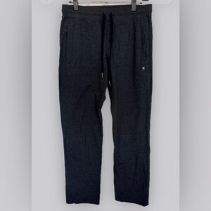 Kyodan Men's Heathered Charcoal Gray Joggers with Drawstring Size Large